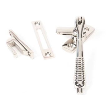 Polished Nickel Locking Reeded Fastener - 83918 