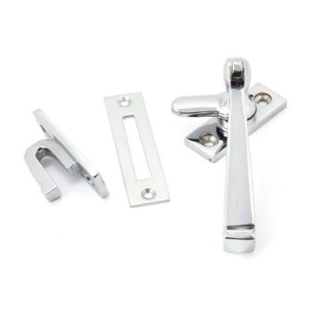 Polished Chrome Locking Avon Fastener - 90408