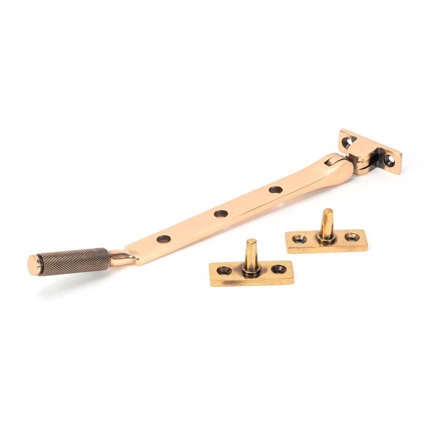 Polished Bronze Brompton Window Stay - 46194 