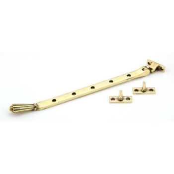 Aged Brass Hinton Window Stay - 45359