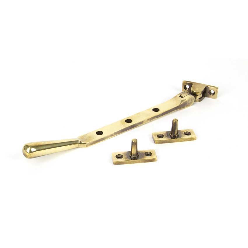 Aged Brass Newbury Window Stay - 91445