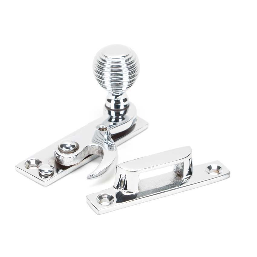 Polished Chrome Beehive Sash Hook Fastener - 45938