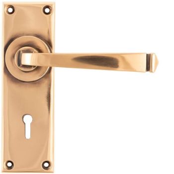 Period Avon Lock Handle in Aged Bronze - 45787 Period Avon Lock Handle in Aged Bronze - 45787