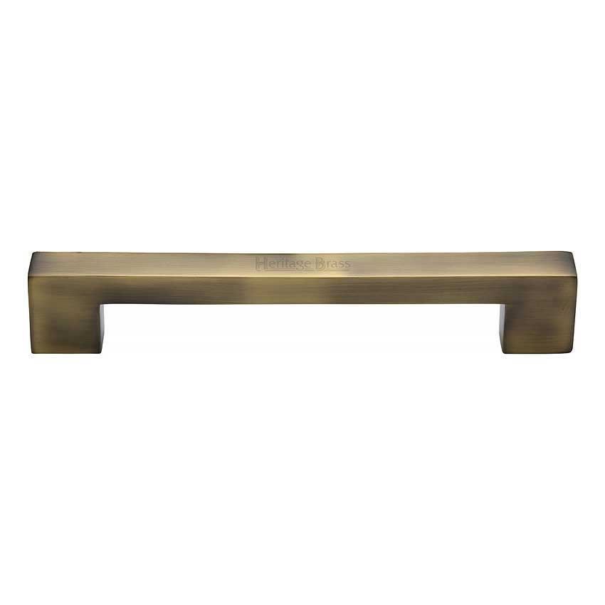 Pull Metro Design Cabinet handle in Antique Brass Finish - C0337-AT 
