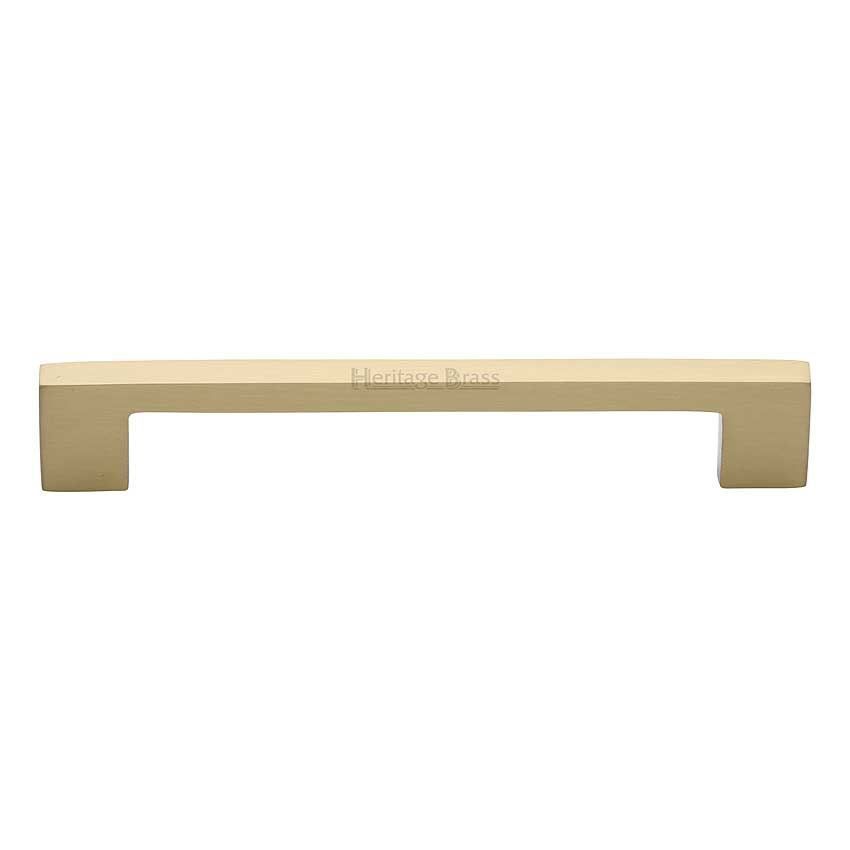 Pull Metro Design Cabinet handle in Satin Brass Finish - C0337-SB 