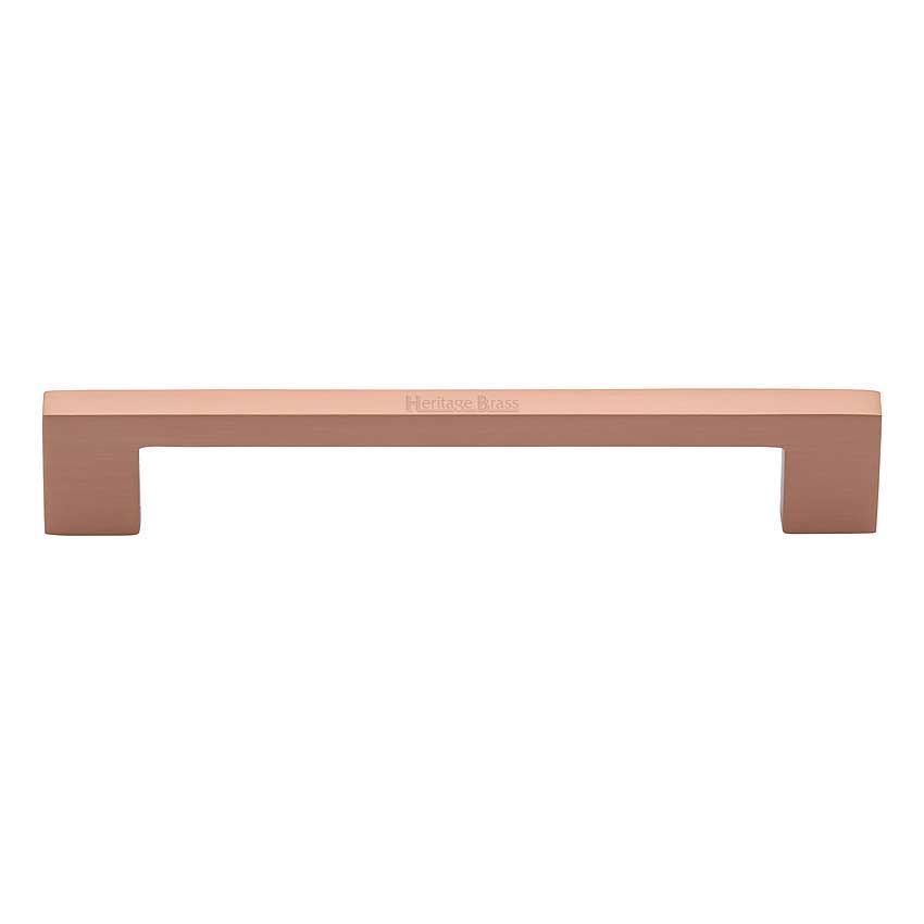 Pull Metro Design Cabinet handle in Satin Rose Gold Finish - C0337-SRG