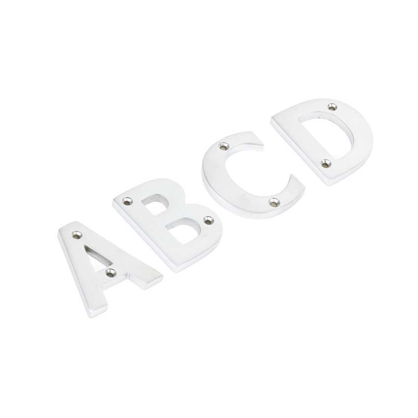 From The Anvil Satin Chrome Letters - 83804A