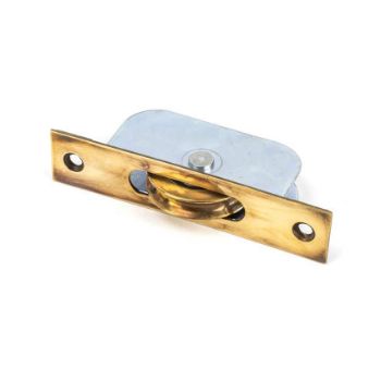 Aged Brass From The Anvil Sash Pulley - 83919 Aged Brass From The Anvil Sash Pulley - 83919