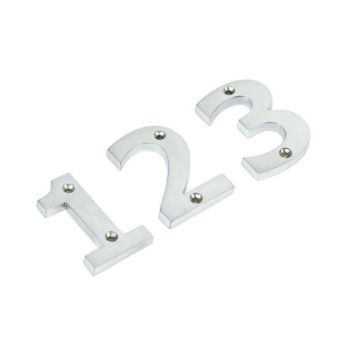 From The Anvil Satin Chrome Numerals - 83920  From The Anvil Satin Chrome Numerals - 83920