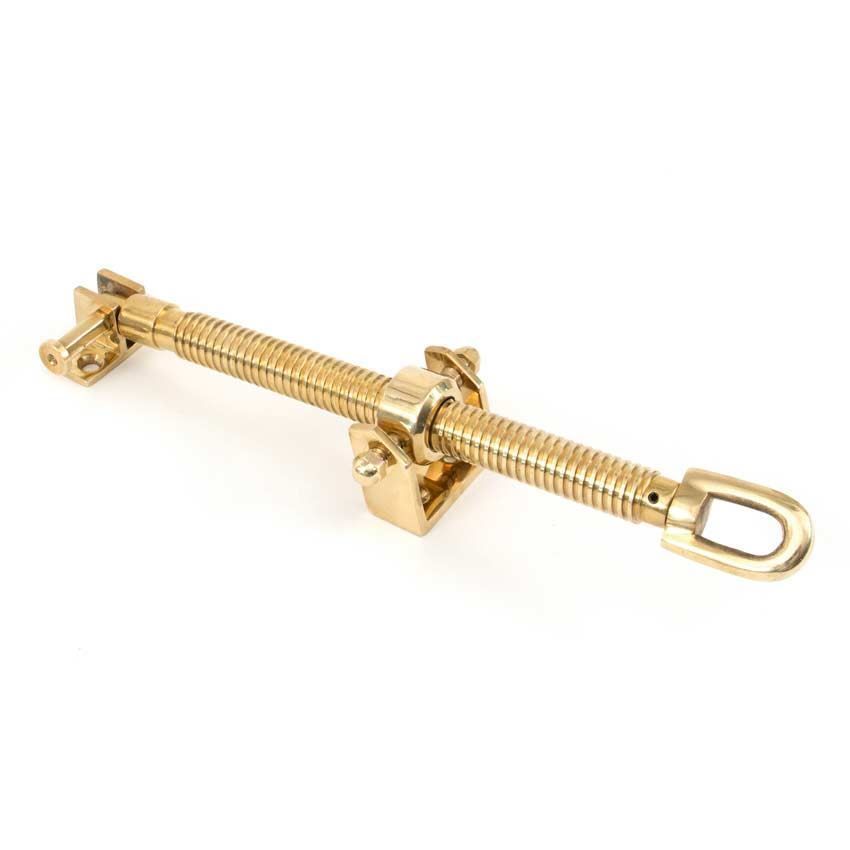 Polished Brass 12" Fanlight Screw Opener - 91026