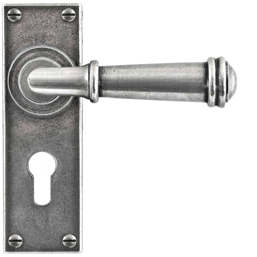 Door Lever DURHAM - Euro Lock 47.5mm 75 150 x 48 - FD005E4 