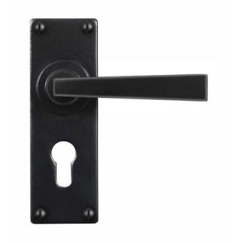 ARUNDEL EURO LOCK PLATE 48MM FLAT BLACK - SB-FB1129 ARUNDEL EURO LOCK PLATE 48MM FLAT BLACK - SB-FB1129