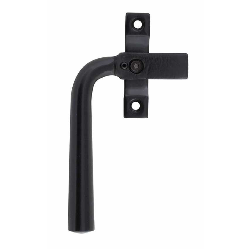 PADSTOW CASEMENT FASTENER L/H LOCKING ARMOR COAT FLAT BLACK - SB-FB204 