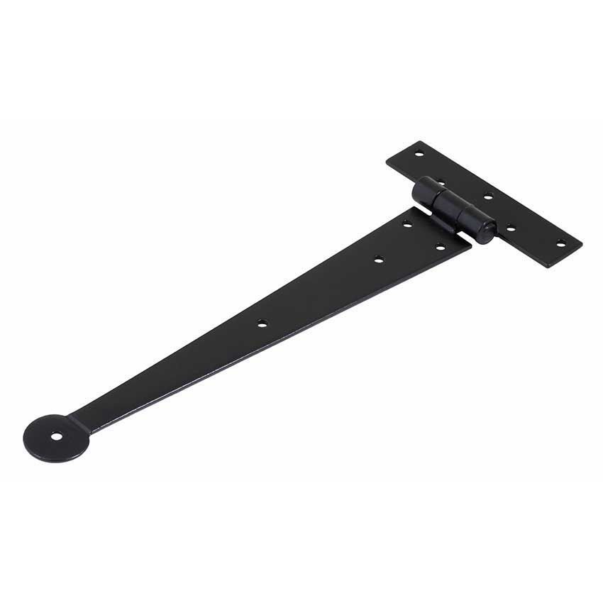 PENNY END HINGE 12" ARMOR COAT FLAT BLACK - SB-FB132 