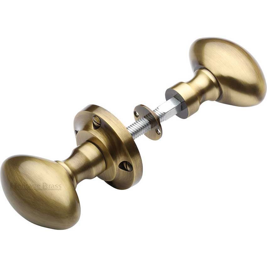 Suffolk Rim Mortice Door Knobs - RIM-V960-AT