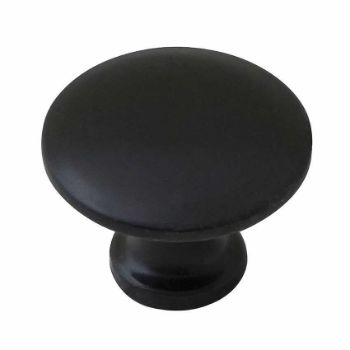 ASHTON KNOB 40mm ARMOR COAT FLAT BLACK - SB-FB301 