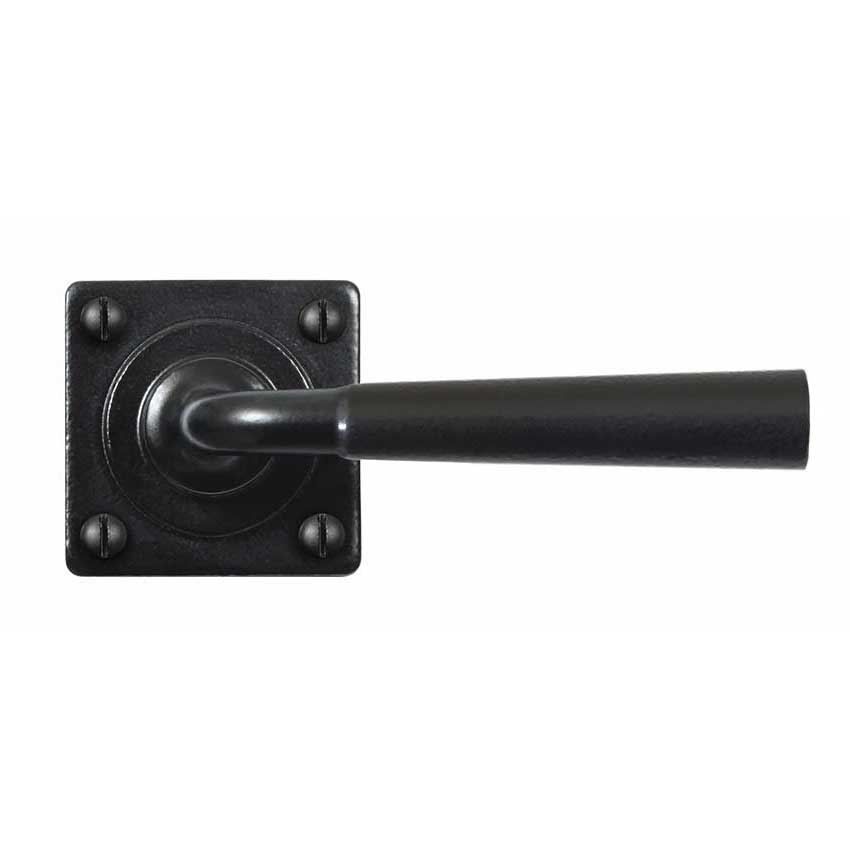 COTSWOLD LEVER ON SQUARE ROSE ARMOR COAT FLAT BLACK - SB-FB1111