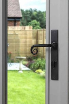 Stonebridge Matt Black Multipoint Door Handle Lifestyle