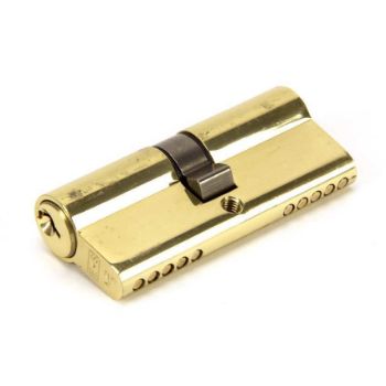 Lacquered Brass 5 pin Euro Cylinder - 91853 