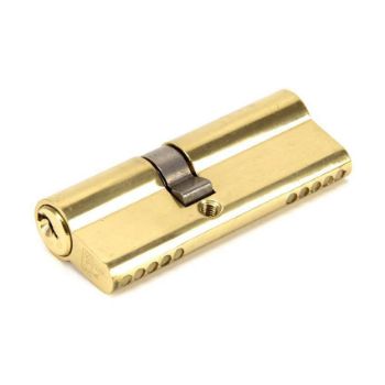 Lacquered Brass 5 pin Euro Cylinder - 91853 