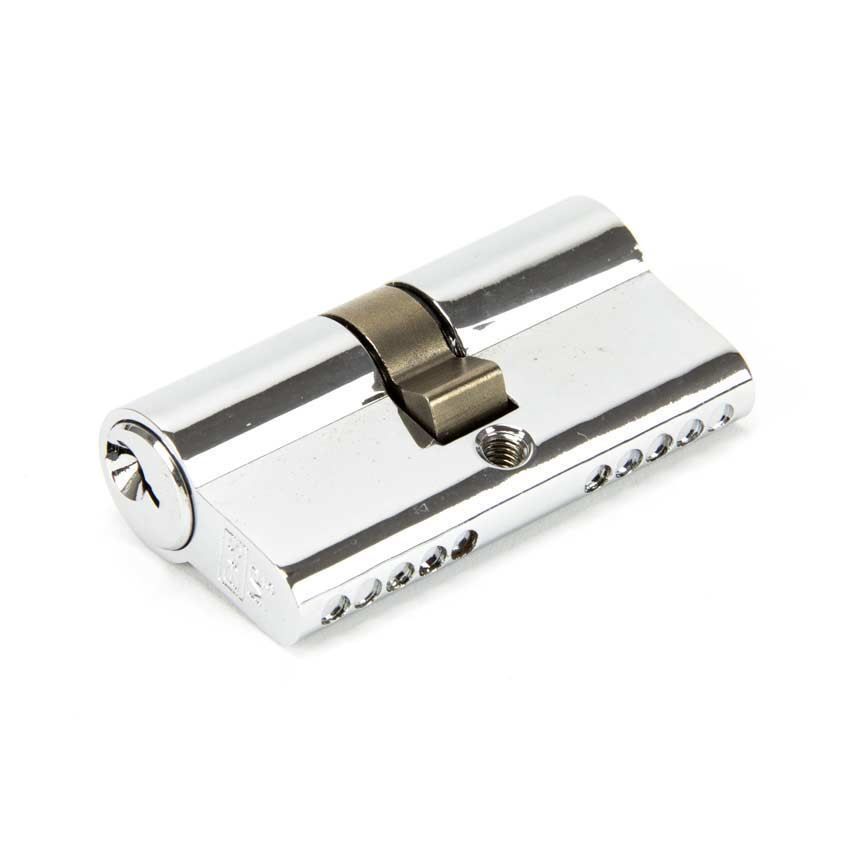 Polished Chrome 5 pin Euro Cylinder - 91857