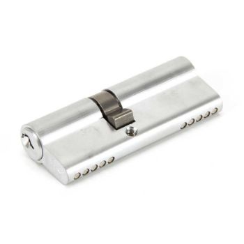 Satin Chrome 5 pin Euro Cylinder - 91851