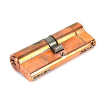 Polished Bronze 5 pin Euro Cylinder - 45801