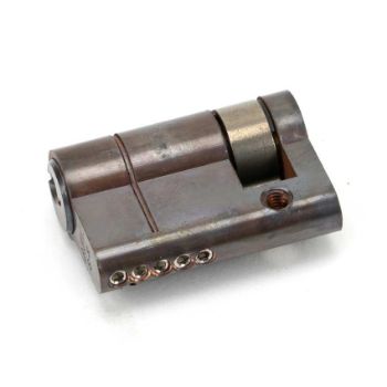 Aged Bronze 5 Pin Single Euro Cylinder - 45876 