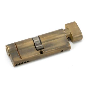 Aged Brass 30/30 5 Pin Euro Cylinder/Thumbturn - 45843 