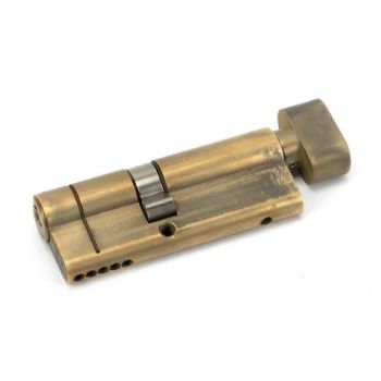 Aged Brass 30/30 5 Pin Euro Cylinder/Thumbturn - 45843 