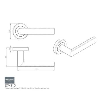 Edge Door Handle - SZM210AB