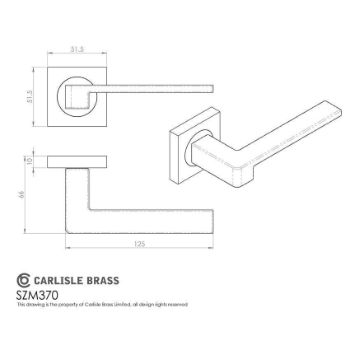 Equi Door Handle - SZM370MB