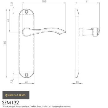 Serozzetta Door Handles - SZM132SC