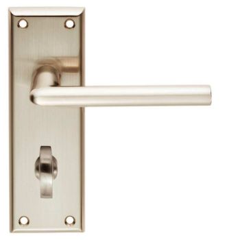 Serozzetta Dieci Lever on a WC Bathroom Backplate - SZR013SN Serozzetta Dieci Lever on a WC Bathroom Backplate - SZR013SN