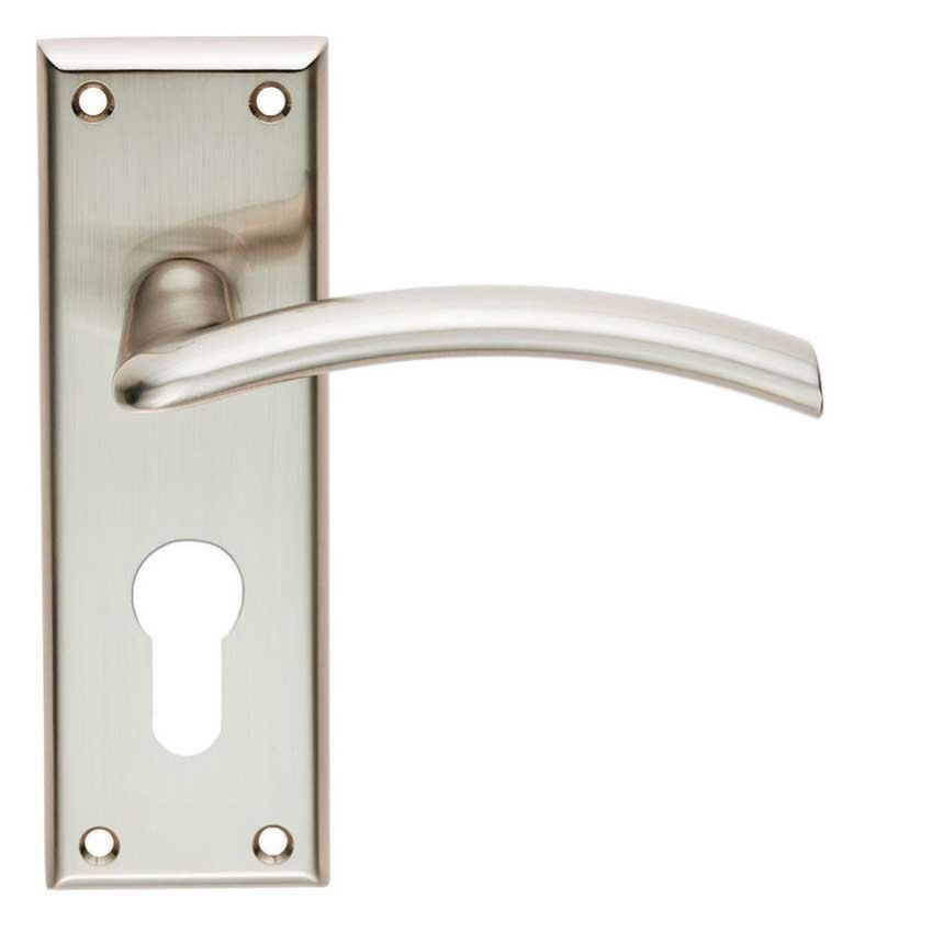 Serozzetta trenta lever on a euro profile backplate - SZR031YSN