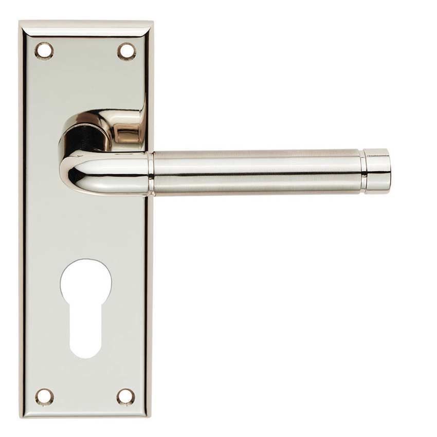 Serozzetta quaranta lever on a euro profile backplate - SZR041YPNSN 