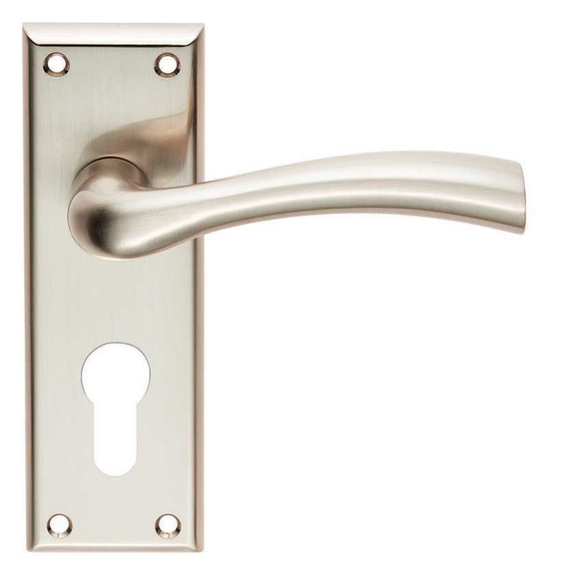 Serozzetta cinquanta lever on a euro profile backplate - SZR051YSN