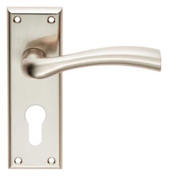 Serozzetta cinquanta lever on a euro profile backplate - SZR051YSN Serozzetta cinquanta lever on a euro profile backplate - SZR051YSN