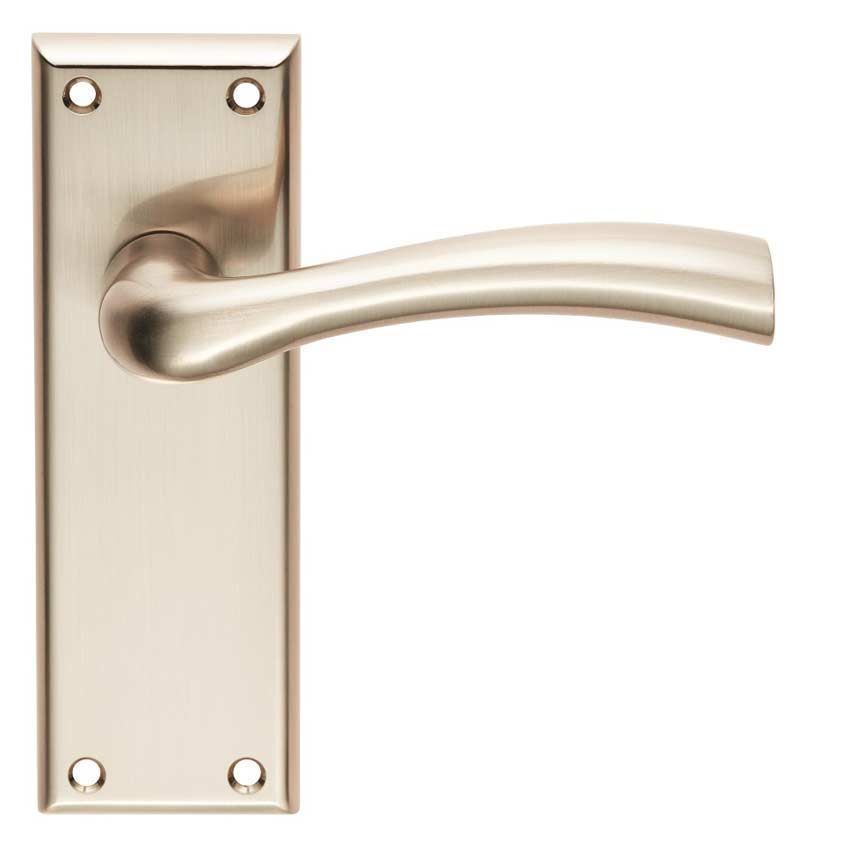 Serozzetta cinquanta lever on a latch backplate - SZR052SN 