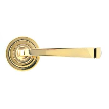 Avon Lever on a Plain Rose in Aged Brass (Unsprung) - 49946