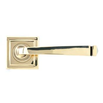 Avon Lever on a Square Rose in Aged Brass - 45614