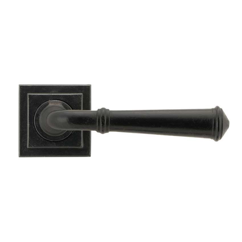 Regency Lever on a Square Rose in External Beeswax - 45642