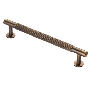 Antique Brass Lines Pull Handles - FTD710AB 