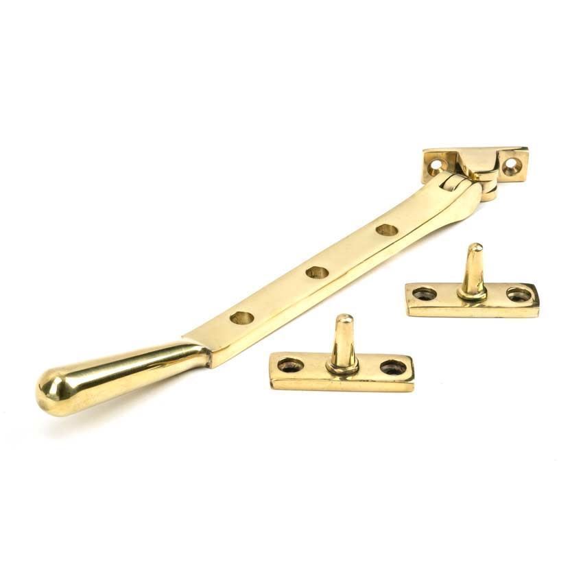 Polished Brass Newbury Window Stay - 46715