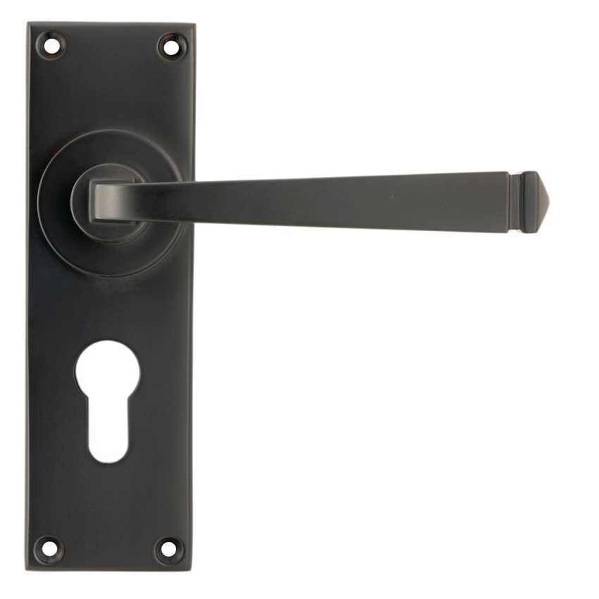 Period Avon Euro Profile Handle in Aged Bronze - 90373