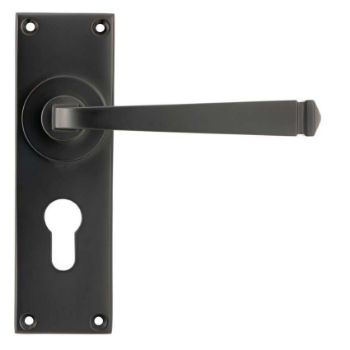 Period Avon Euro Profile Handle in Aged Bronze - 90373 Period Avon Euro Profile Handle in Aged Bronze - 90373