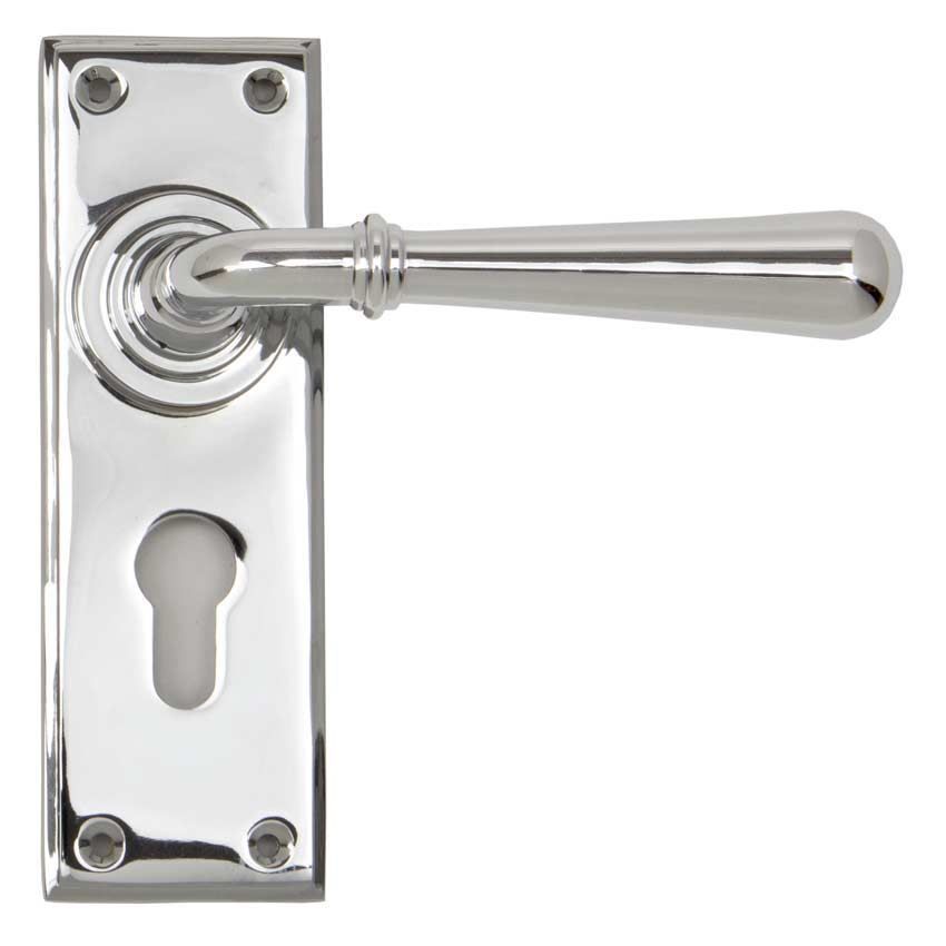 Polished Chrome Newbury Euro Profile Handles - Polished Chrome - 91424 