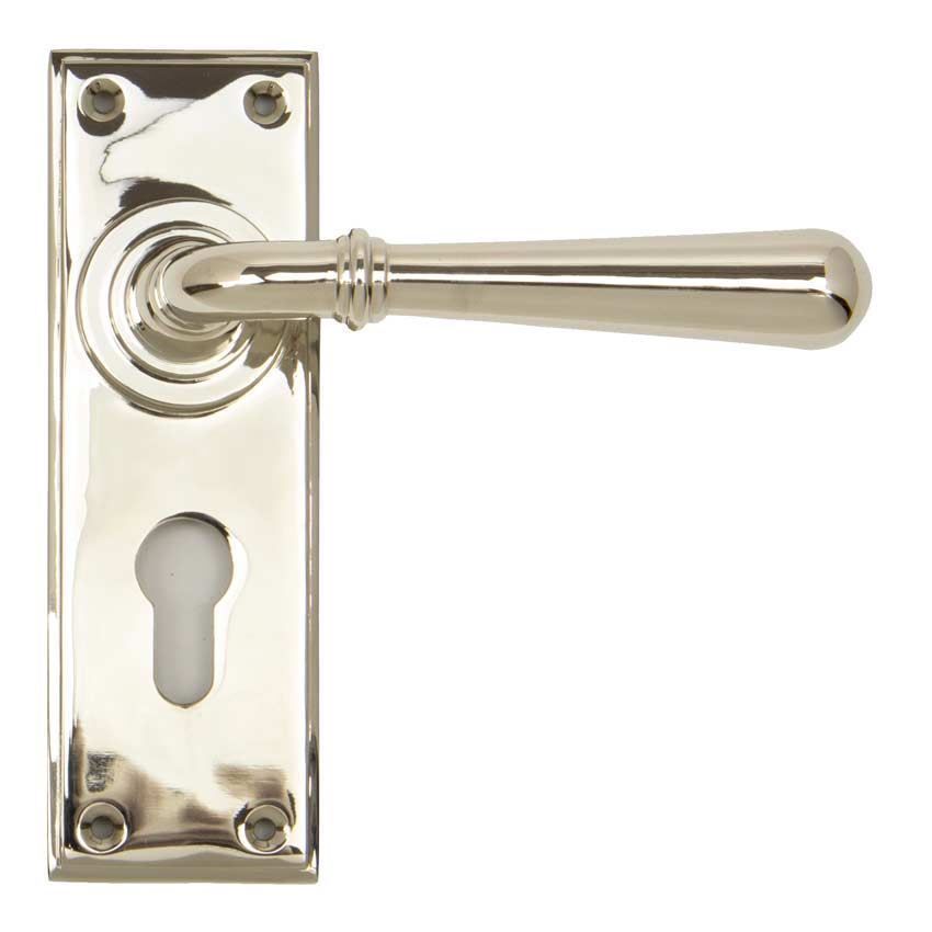 Polished Nickel Newbury Euro Profile Handles - Polished Nickel - 91431 
