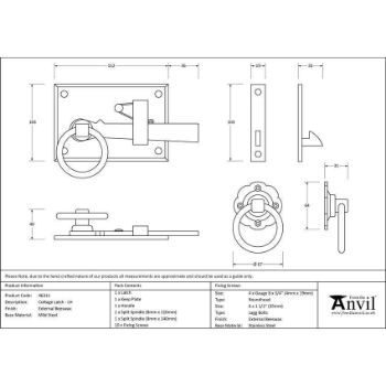 Cottage Latch - LH - 46311