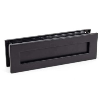 Matt Black Traditional Letterbox - 49593